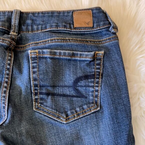 American Eagle AEO Stretch Artist Crop Jeans 6 - Picture 11 of 16